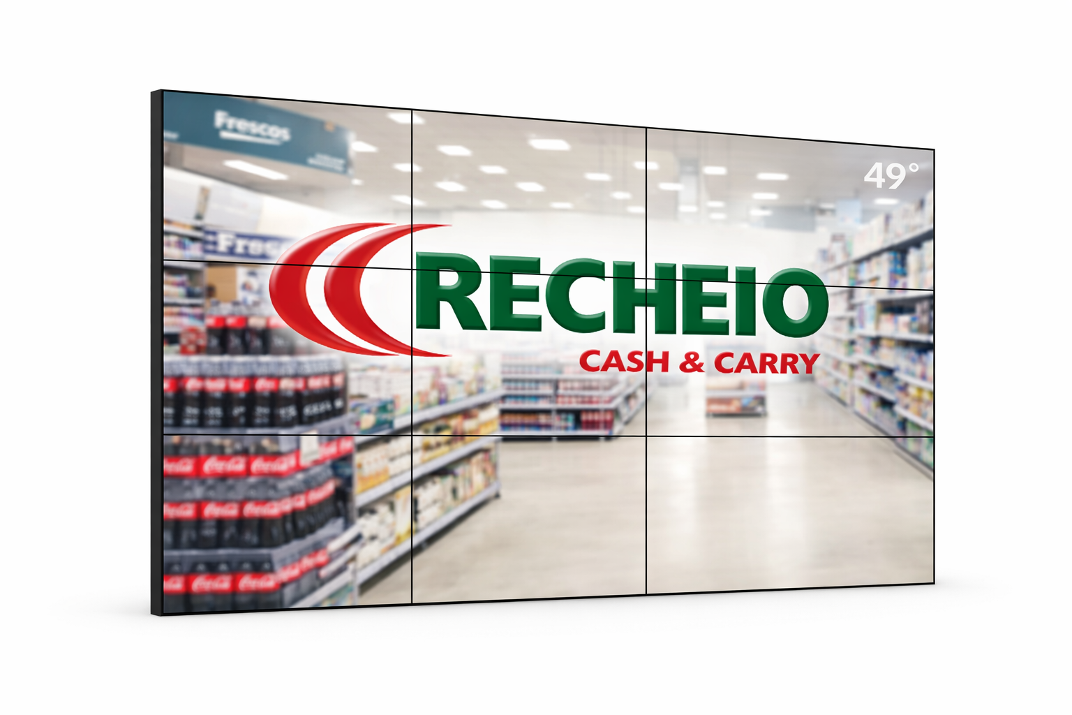 VideoWall 49inch Bezel 3.5mm 500 Nits