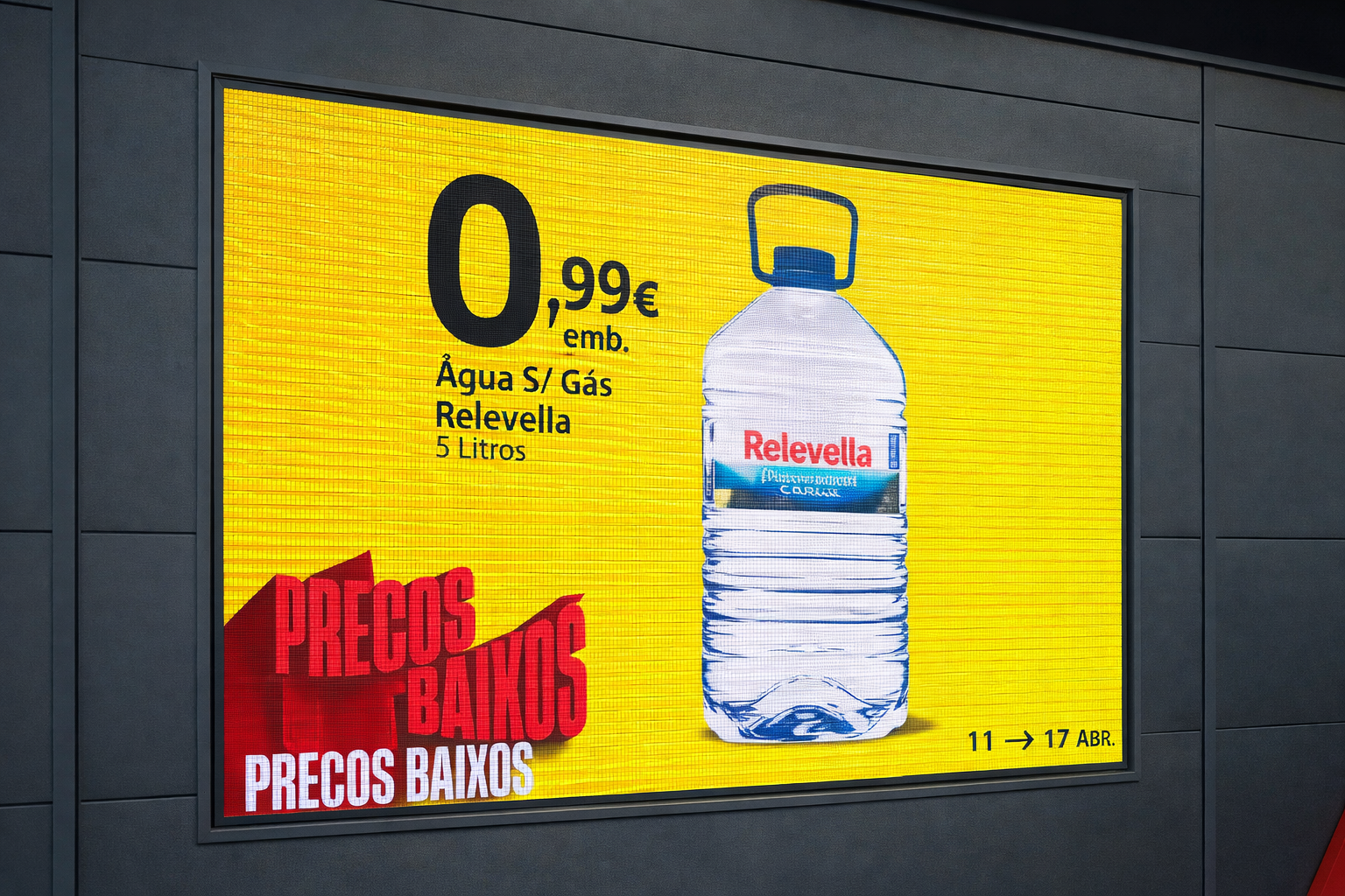 Painel LED Outdoor Fachada (Embutido)