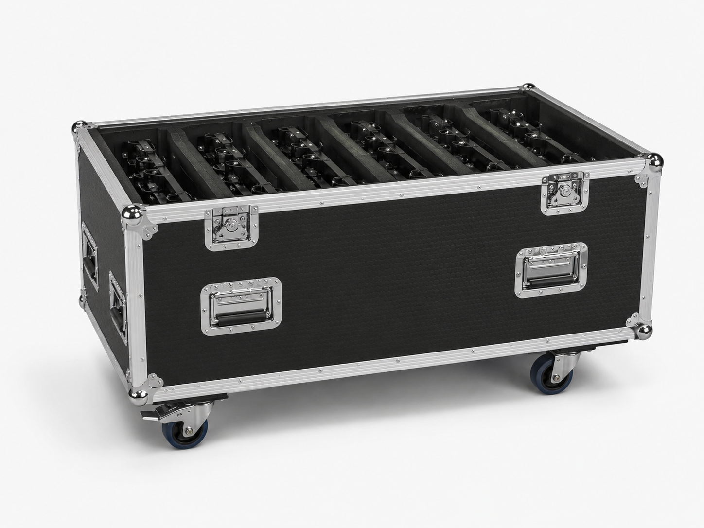 Flight Case para 6 Cabinets (500 × 1000 mm)
